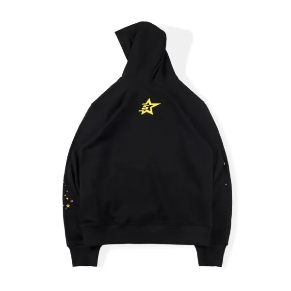 Sp5der P*NK Hoodie Black V2
