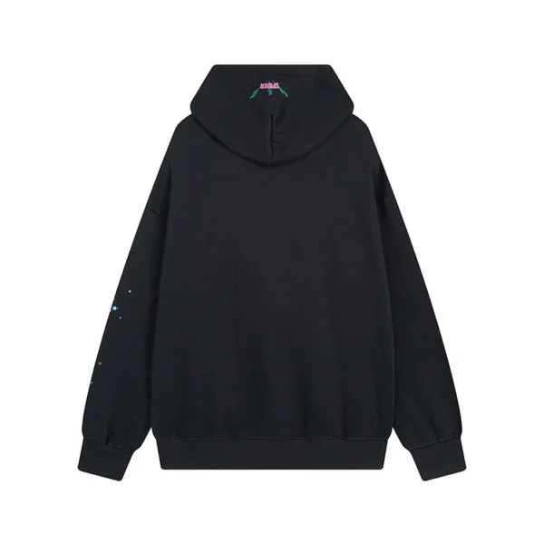 Sp5der 555 555 Black Hoodie