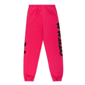 Sp5der Dark Pink Beluga Sweatpants
