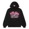 Sp5der Pink Angel 555 555 Beluga Hoodie