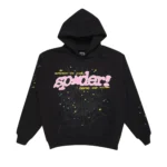 Pink Black Sp5der Hoodie