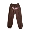 Spider Web Pattern Brown Sp5der 555 Tracksuit