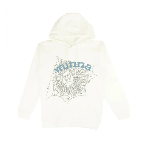 White Spider Web Wunna Spider Worldwide Hoodie
